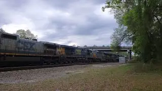 Q452 With A HUGE Power Move! Folkston Turnout 3/15/22