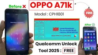 OPPO A71 Unlock Tool | Free Tool | OPPO A71 (CPH1801) Wipe Data Not Working | OPPO A71k Unlock Free