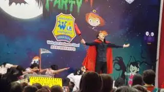 Wellington Teacher dancing performance for Halloween part 2