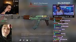 ohnepixel reacts to MONTANABLACK opening AK-47 Fire Serpent 🤑