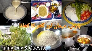 Guests at Home on a Rainy Day | Simple Cooking & Real Moments | Family Vlog