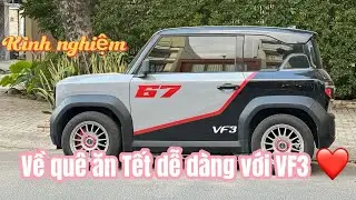 [VINFAST VF3 ] Kinh nghiệm cho ae Xuyên Việt - Về quê ăn Tết đây ...