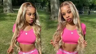 Slay The Trending Blonde Ombre Highlight Wig | #westkisshair #shorts