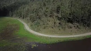 Wollombi Road drone view