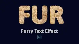 Furry Text Effect in Photoshop | Photoshop tutorial | Smart Maker