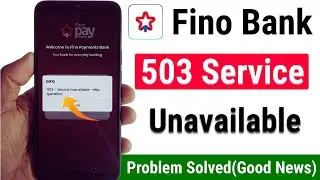 error 503 service unavailable fino payment bank problem| fino payment bank 503 service unavailable