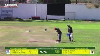 CSA Div 2 Women's Week | Boland Women VS Eastern Storm Women