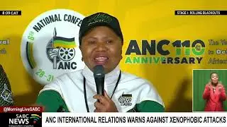 ANC International Relations warns against xenophobic attacks