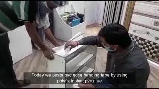 commercial glue for pasting PVC margins