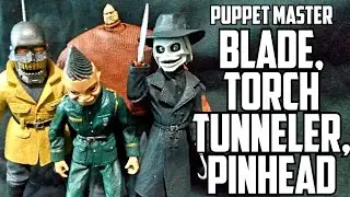 NECA&rsquo;s Puppet Master Action Figures | Blade & Torch, Tunneler & Pinhead Sets