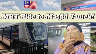 KUALA LUMPAR MRT RIDE🚅- Bukit Bintang to Masjid Jamek #kualalumpurtravel