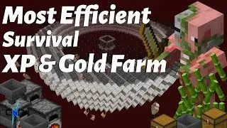 Most Efficient 1.14 Survival Zombie Pigman Gold And XP Farm - 1.14