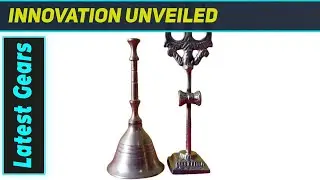 The Most Exquisite Brass Puja Hand Bell: Shiva Trishul Ghanti for Mandir