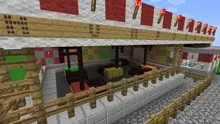 Minecraft : Bumper Cars : Realistic Amusement Park Builds 10