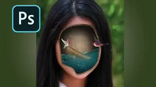 Surreal Face Underwater Photo Manipulation Photoshop Tutorial