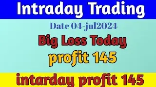 live Intraday Trade  || bank nifty option trading by intraday hunter || profit 145