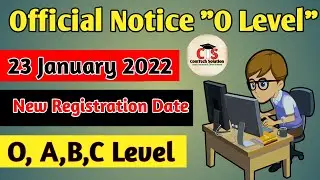 O level New registration January 2023 start  O level tutorial in hindi