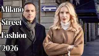 Italian Elegance on the Streets of Milan ,Winter 2026