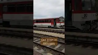 Motor sound of an old train in Slovakia #shorts #trains