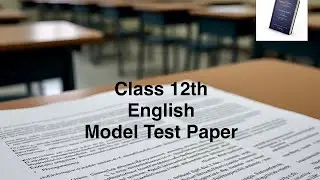 Class 12th |English|Model test paper |Sample paper |session 2025-26| pseb