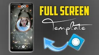 How to make full screen template | Avee Player Full Screen Template | Full screen template |