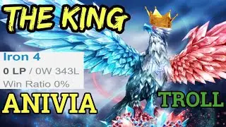 BEST ANIVIA RANKED TROLL MOMENTS  👑 THE KING IS BACK  👑 |   League of Legends