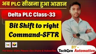 Delta PLC Class-33 Bit Shift to right Command-SFTR