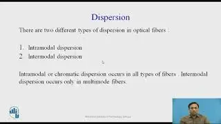 Optical Fiber - Dispersion