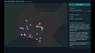 GPS/GNSS Spoofing Drone Sim