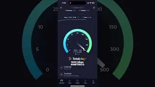 Totalplay 1000 Mbps Simetrico WIFI 6 | Speedtest
