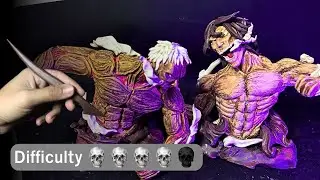 Sculpting clay Titan Reiner : ปั้นโมเดล ไททัน ไรเนอร์