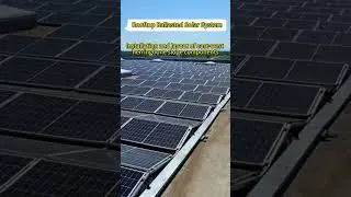 Concrete roof ballasted solar mounting system #qualitysolar #solargeneration