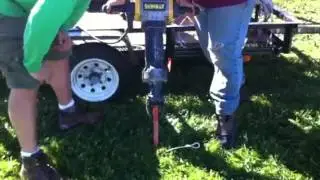 Installing ground anchors