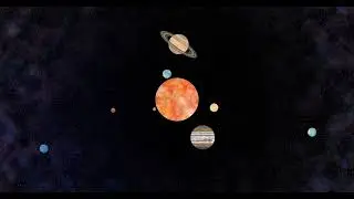 Solar System - Seamless Loop | Animated Background | 4K 60fps