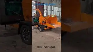 Tree branch crusher machine