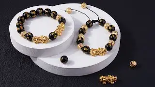 How to Make Black and Gold Men's Bracelets | Craftdady Jewelry