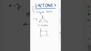 What are Lactones ? #trending #chemistry #neet2024 #lactones #chemacademy #chemistrynetjrf #chemical