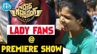 Lady Fans At Sardaar Gabbar Singh Premiere || Kajal Aggarwal || DSP
