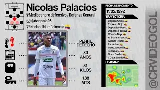 Nicolas Palacios | FUTBOLISTA | Mediocampista Defensivo / Defensa Central