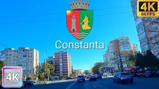 Short City Tour in Constanta , Driving in Romania...