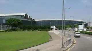 Hong Kong Airport. Full Bus Trip from Tung Chung to Airport and Back. S1 Route