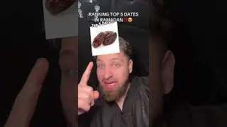 TOP 5 DATES IN RAMADAN!☪️😍 Do You Agree?🤔 #islam #muslim #dates #ramadan #funny #shorts