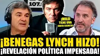 ¡BENEGAS LYNCH HIZO LA MAYOR REVELACIÓN POLÍTICA DE MILEI!