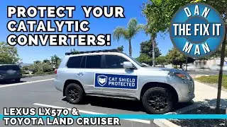 Toyota Land Cruiser Lexus LX570 Catalytic Converter Protection - CAT Shield  Miller CAT - Anti Theft