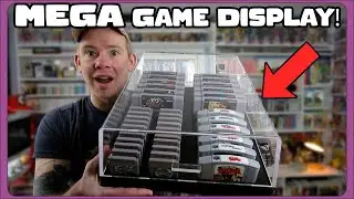 Massive Premium Game Room Display ! BitLounger XL ! For NES, SNES, N64 and GameBoy !