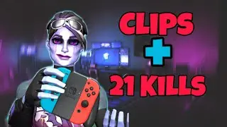 21 Kill Game + Clips ( Fortnite Nintendo Switch ) EricMz Pubstomper Challange