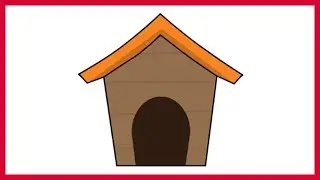 How to Draw a Dog House for Kids &ndash; Easy Step by Step Tutorial | Draw So Easy