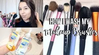 HOW TO WASH + DEEP CLEAN YOUR MAKEUP BRUSHES ♡
