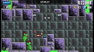 BioMenace Remastered (Hard) - E4M3 (Neon Pine Hills) 100% + Secret Level