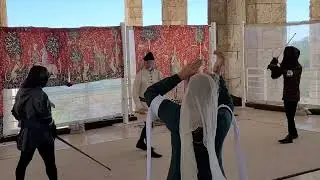 Medieval Martial Arts Demonstration at the Getty Center Los Angeles California